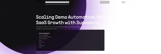 Preview of the Supademo Case Study