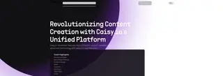 Preview of the Caisy.io Case Study