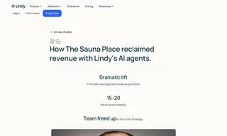 Preview of the The Sauna Place Case Study