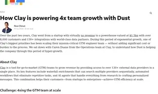 Preview of the Clay Case Study