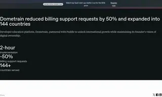 Preview of the Dometrain Case Study