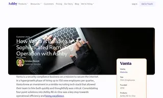 Preview of the Vanta Case Study