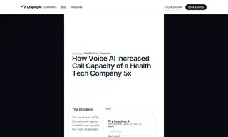 Preview of the Health Tech Company Case Study