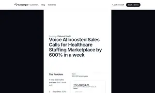 Preview of the Large Healthcare Company Case Study
