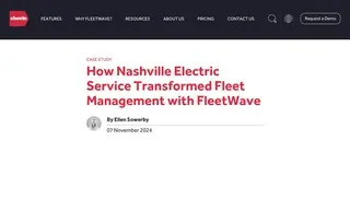 Preview of the Nashville Electric Service Case Study