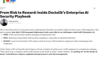 Preview of the Doctolib Case Study