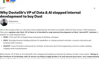 Preview of the Doctolib Case Study