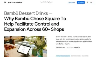 Preview of the Bambū Dessert & Drinks Case Study