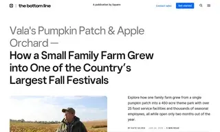 Preview of the Vala’s Pumpkin Patch & Apple Orchard Case Study