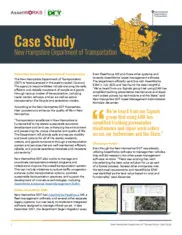 Preview of the New Hampshire Department of Transportation Case Study
