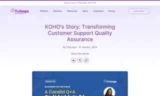 Preview of the KOHO Case Study