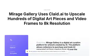 Preview of the Mirage Gallery Case Study
