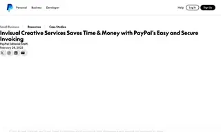 Preview of the Invisual Creative Services Case Study