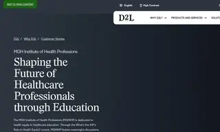 Preview of the MGH Institute of Health Professions Case Study