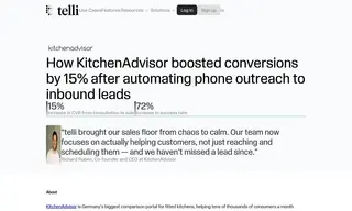 Preview of the KitchenAdvisor Case Study