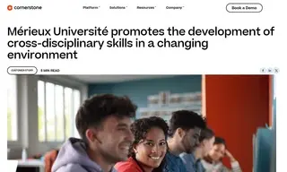 Preview of the Merieux Universite Case Study