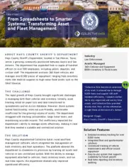 Preview of the Hays County Sheriff's Department Case Study