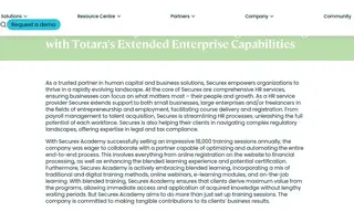 Preview of the Securex Academy Case Study