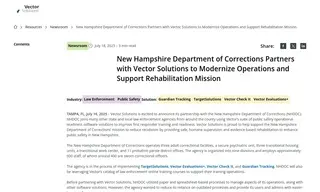 Preview of the New Hampshire Department of Corrections Case Study