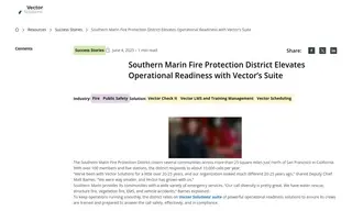 Preview of the Southern Marin Fire Protection District Case Study