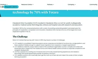 Preview of the The Cleveland Clinic Foundation Case Study