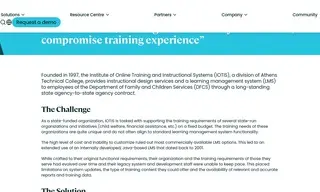 Preview of the Institute of Online Training and Instructional Systems Case Study