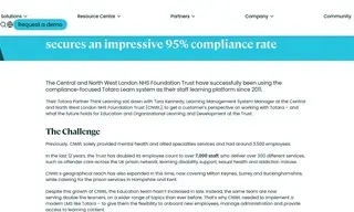 Preview of the Central and North West London Nhs Foundation Trust Case Study