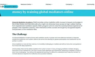 Preview of the Edwards Mediation Academy Case Study