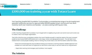 Preview of the York Teaching Hospital NHS Foundation Trust Case Study