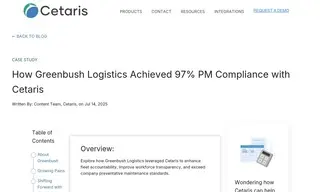 Preview of the Greenbush Logistics Case Study