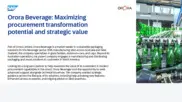 Preview of the Orora Beverage Case Study