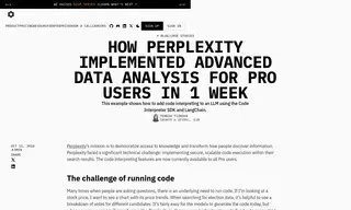 Preview of the Perplexity Case Study