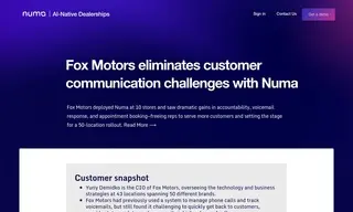 Preview of the Fox Motors Case Study