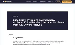 Preview of the Philippine Food and Beverage Company Case Study