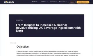 Preview of the Premier Ingredient Manufacturing Enterprise Case Study