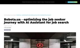 Preview of the robota.ua Case Study