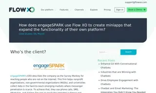 Preview of the engageSPARK Case Study