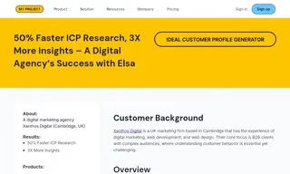Preview of the Xanthos Digital Marketing Case Study