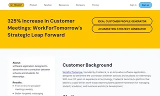 Preview of the WorkForTomorrow Case Study