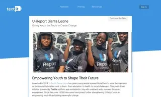 Preview of the U-Report Case Study