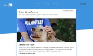 Preview of the Better World Rescue Case Study