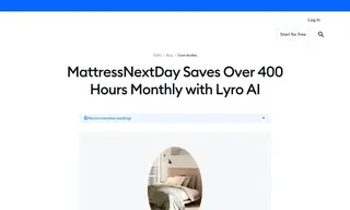 Preview of the MattressNextDay Case Study