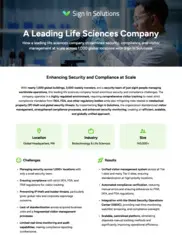 Preview of the Leading Life Sciences Company Case Study