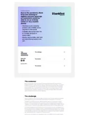 Preview of the Bank First Case Study