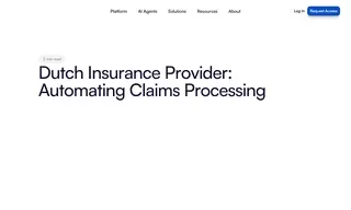 Preview of the Dutch Insurance Provider Case Study