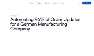 Preview of the Leading German Manufacturer Case Study
