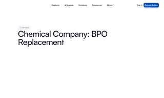 Preview of the Large Chemical Company Case Study