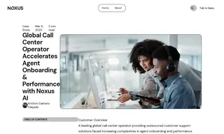 Preview of the Leading Global Call Center Company Case Study