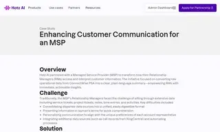Preview of the Large Communication Company Case Study
