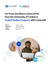 Preview of the University of Canberra Case Study